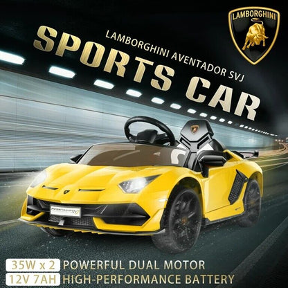 12V Licensed Lamborghini Ride on Car for Kids with Remote Control, MP3, AUX & USB??