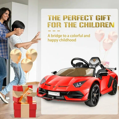 12V Licensed Lamborghini Ride on Car for Kids with Remote Control, MP3, AUX & USB??