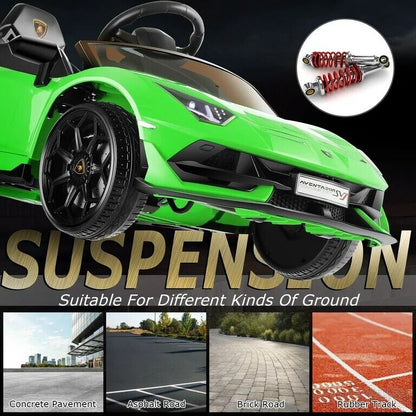 12V Licensed Lamborghini Ride on Car for Kids with Remote Control, MP3, AUX & USB??