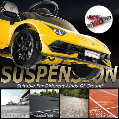 12V Licensed Lamborghini Ride on Car for Kids with Remote Control, MP3, AUX & USB??