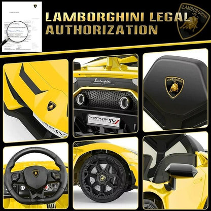 12V Licensed Lamborghini Ride on Car for Kids with Remote Control, MP3, AUX & USB??