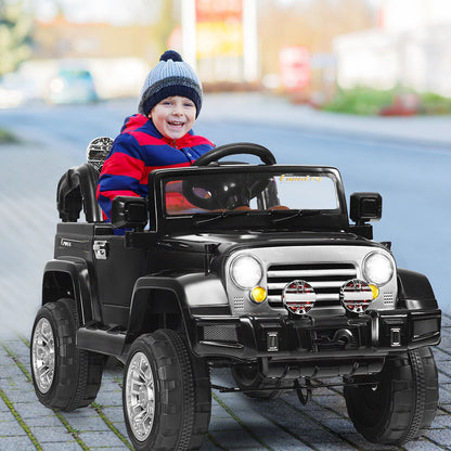 12V MP3 Kids Ride On Truck Car with Remote Control, LED Lights, and Music - Brand New Toy