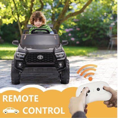 12V Powered Toyota Tacoma Ride-On Car for Boys with Remote Control
