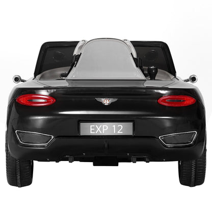 12V Remote Control Bentley Style Electric Ride-On Car with LED Lights for Kids