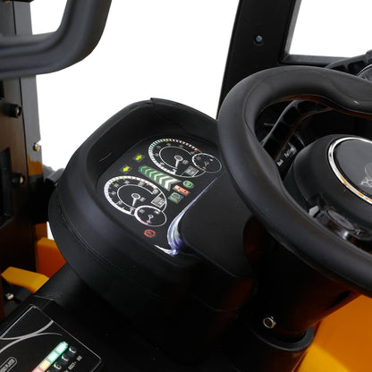 12V7A Electric Ride-on Car for Kids with Lifting Rod and Forklift Feature - Perfect Gift for Children