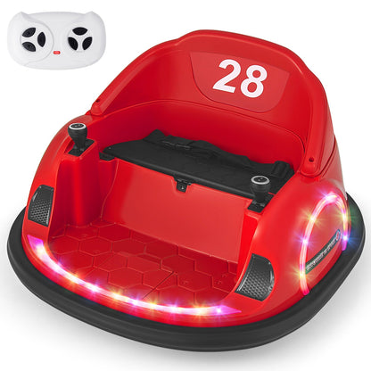 12V Ride On Bumper Car with Remote Control for Toddlers