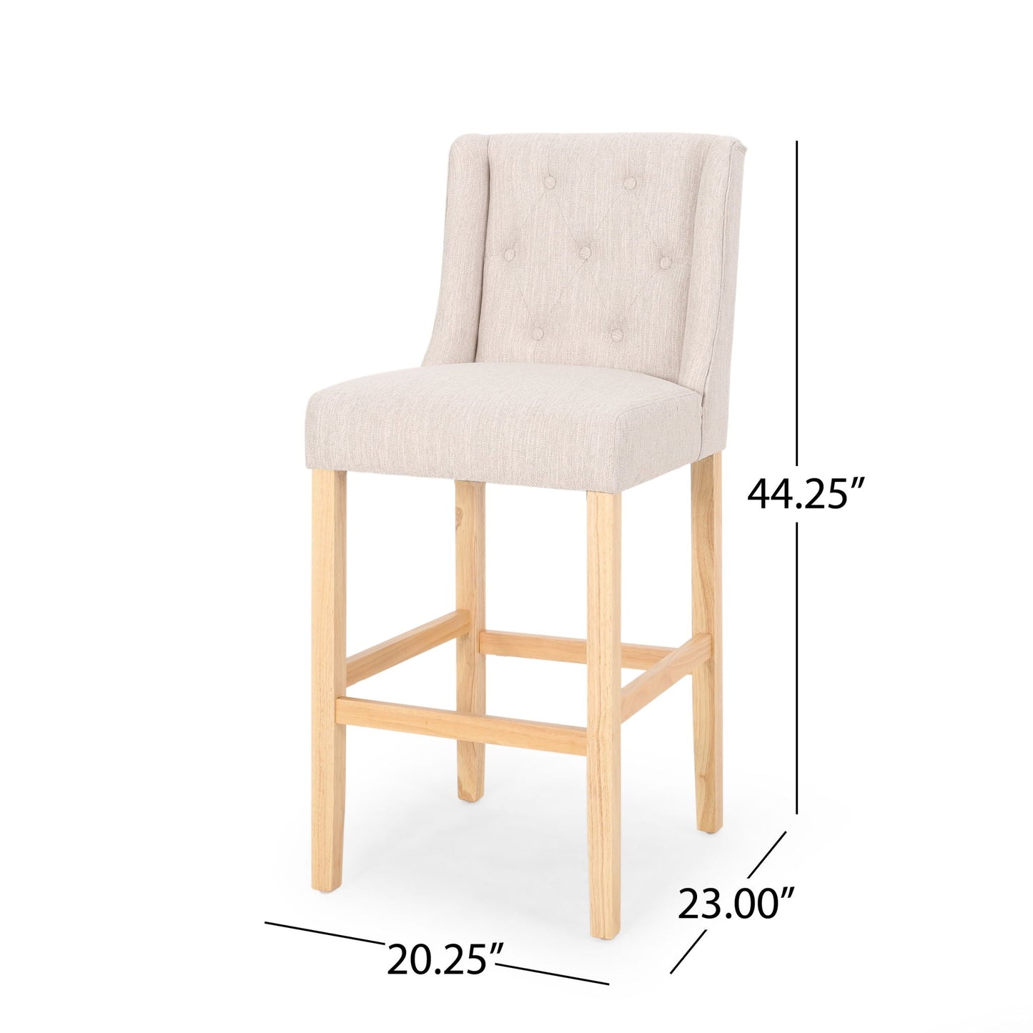 Ethereon Tufted Counter Stool (Set of 2)