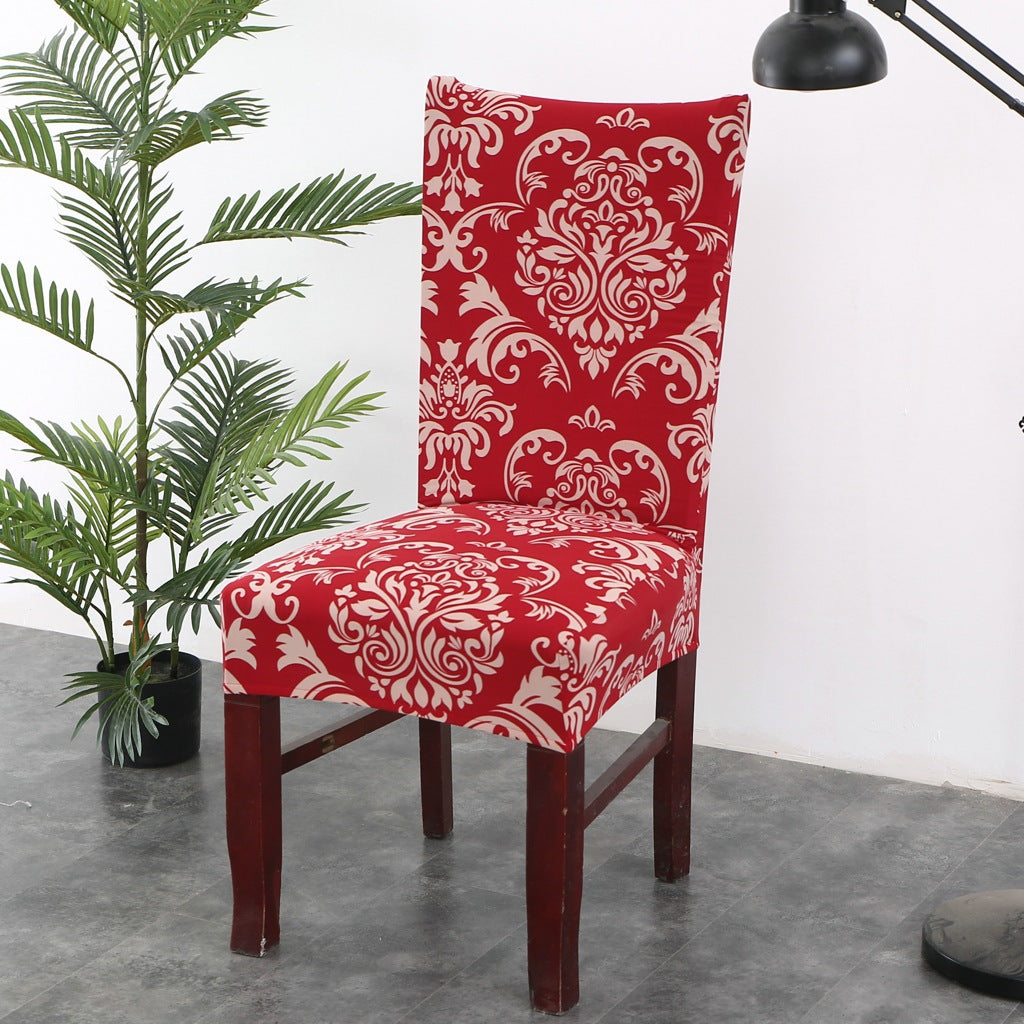 One-piece elastic chair cover computer seat cover