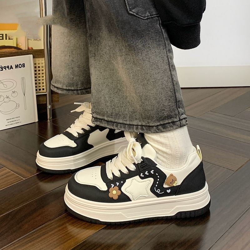Cute Star-patterned Versatile Casual Sneakers For Women