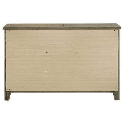 Hazlewood 6-drawer Bedroom Dresser Cabinet Vineyard Oak