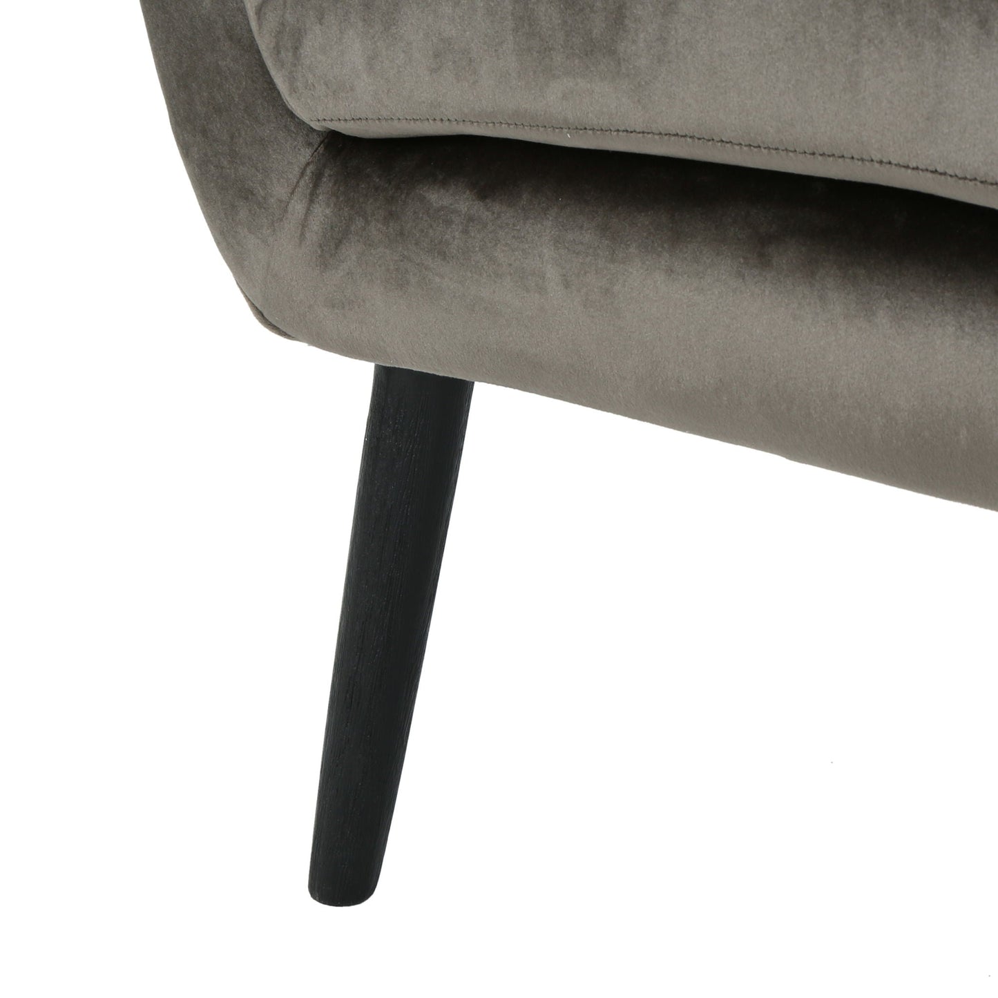 Alyssa Mid Century Upholstered Arm Chair With Wingback Design