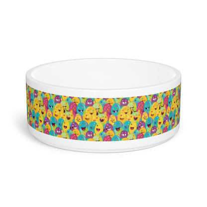 Giggle Crowd of Rainbow Blob Critters - Pet Bowl