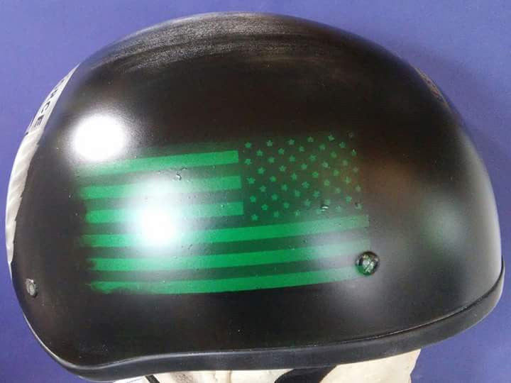 Harley Air Force themed helmet