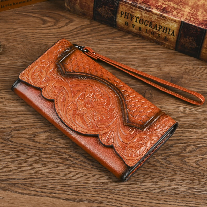 Retro Distressed Style Mens Wallet