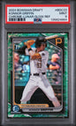 Graded 2024 Topps Bowman Draft Konnor Griffin #BDC22 Chrome Lunar Glow Refractor Rookie RC Baseball Card PSA 9 Mint