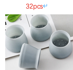 Durable Anti-Slip Silicone Table Chair Foot Mats for Floor Protection