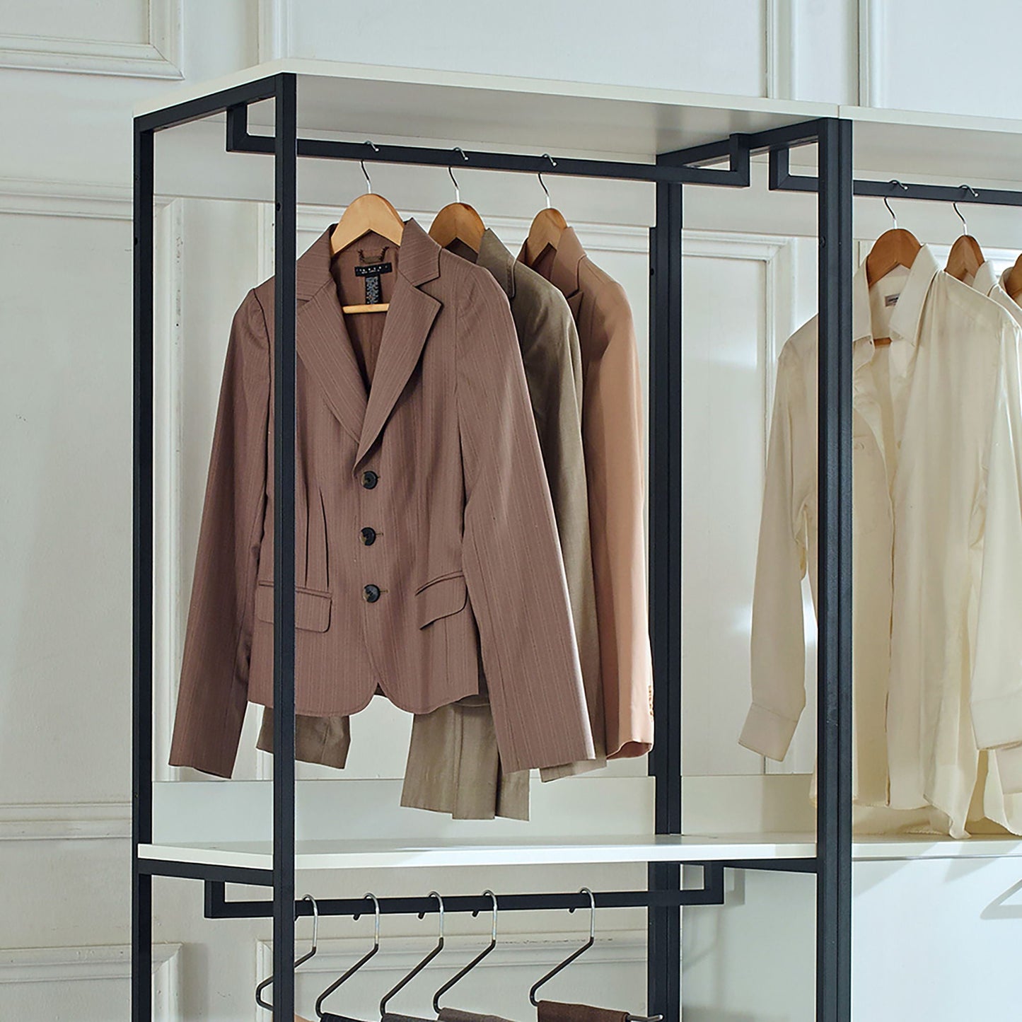 Fiona - Freestanding, Walk-In Closet System - White