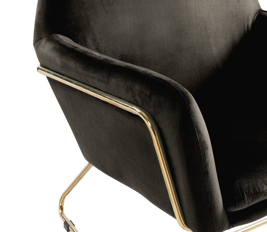 Keira - Accent Chair With Metal Base