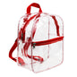 Small Transparent Backpack – Colored PVC Transparent Schoolbag, Security-Free Children's Transparent Bag