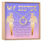 Sister Christmas  - Heartfelt Card & Jewelry Gift Set