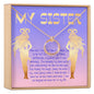 Sister Christmas  - Heartfelt Card & Jewelry Gift Set