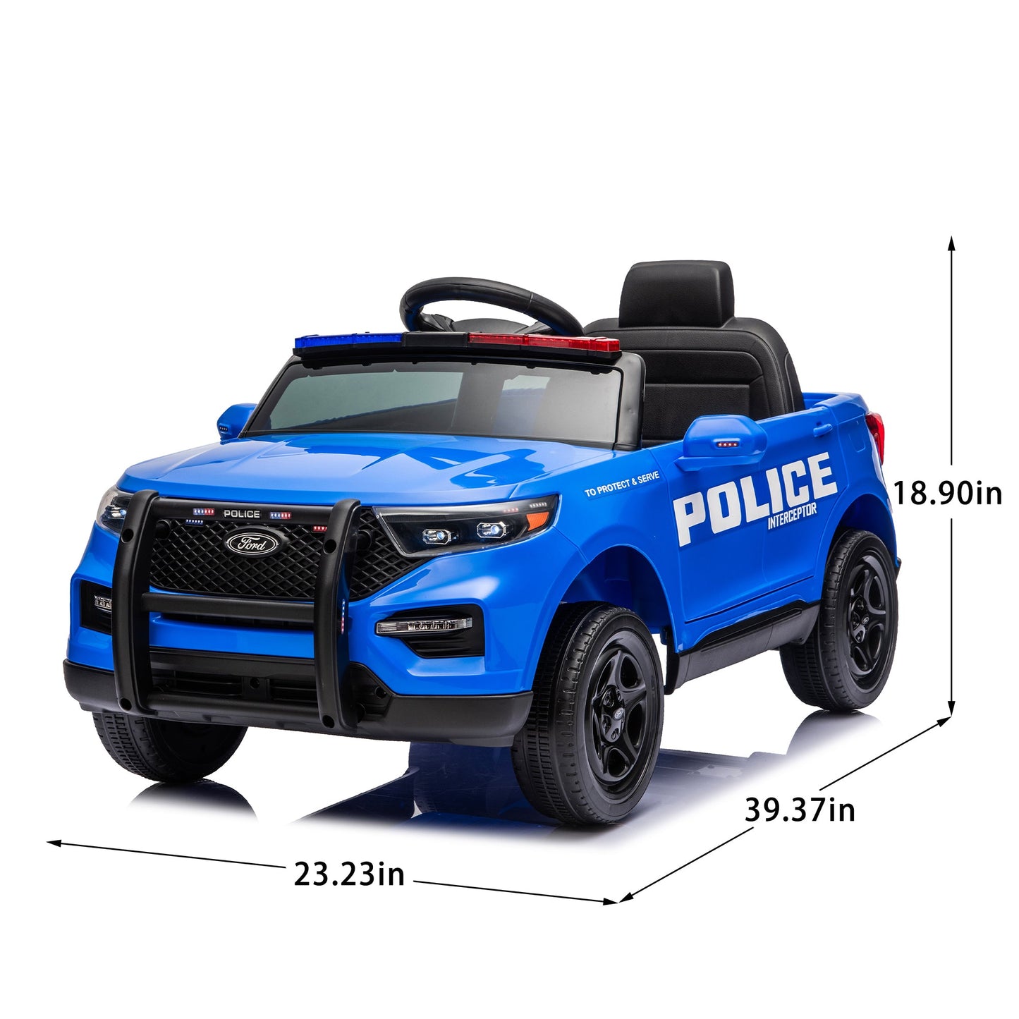 Licensed Ford Police 12V Ride-On Truck