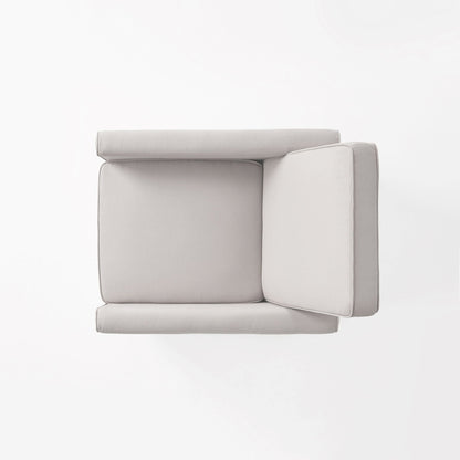 Upholstered Push Back Recliner Chair For Living Room