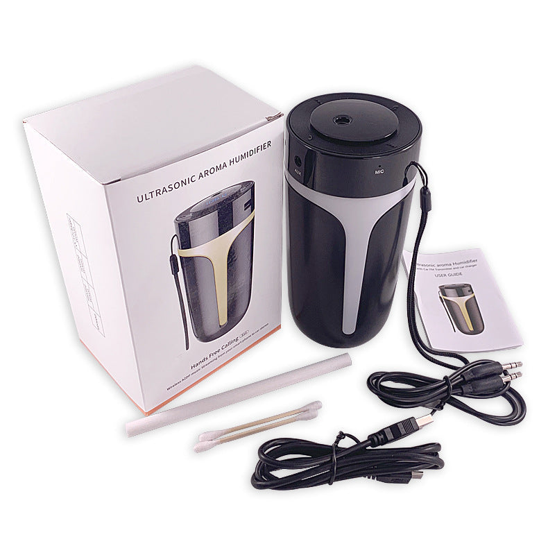 Air Purifier and Humidifier with Bluetooth Music for Cars