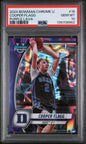 Graded 2024 Topps Bowman Chrome U Cooper Flagg #16 Purple Lava Rookie RC Basketball Card PSA 10 Gem Mint