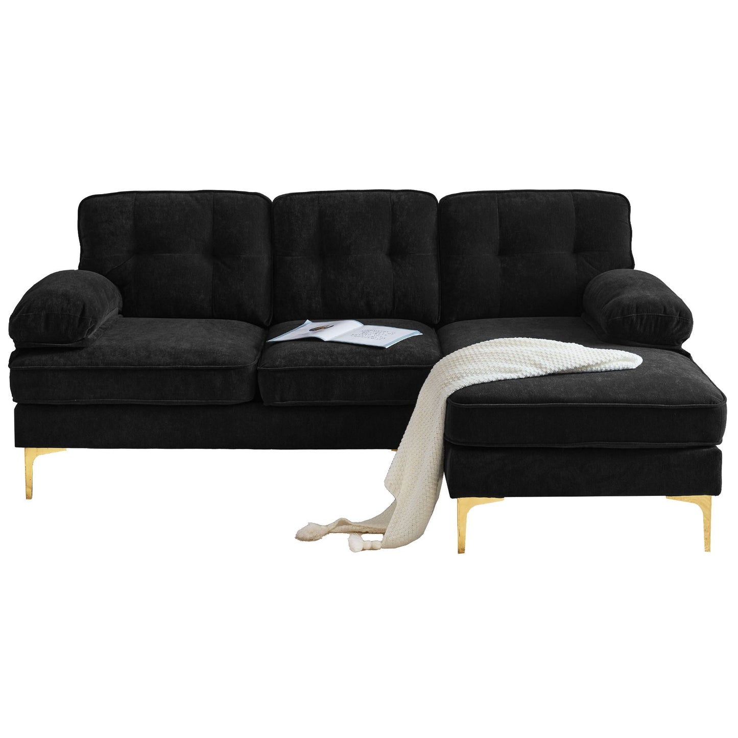 Modern L Shaped Sectional Sofa For Living Room