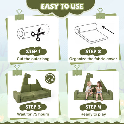 13 Pieces Modular Kids Play Couch for Inspiring Creativity