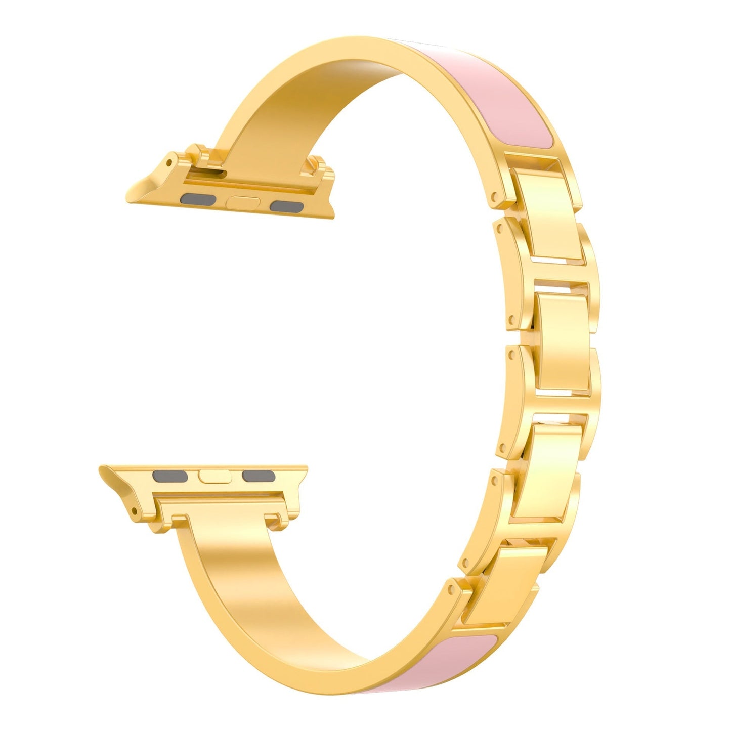 Chanel-style Bracelet-style Metal-link Watch Strap