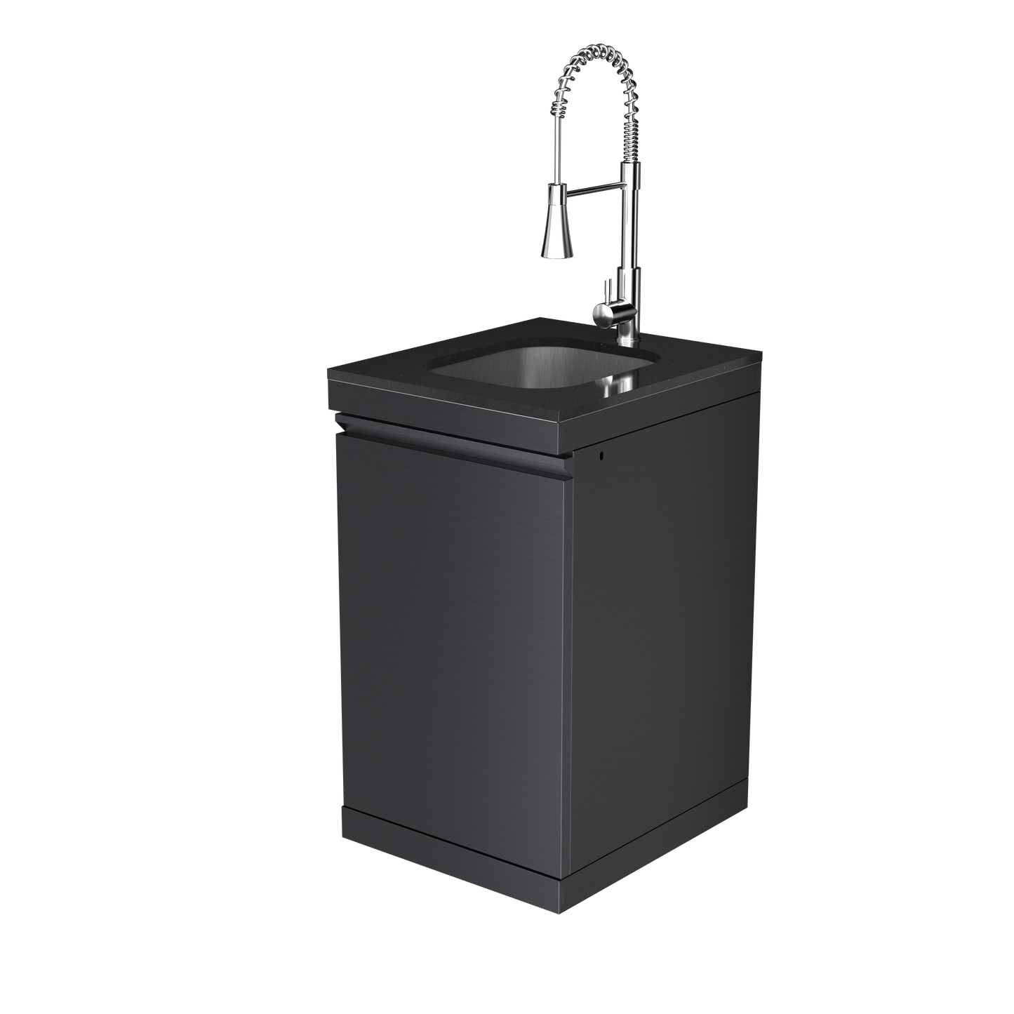 Sink Cabinet with Tap Stainless Steel Outdoor Kitchen Islands