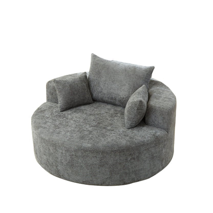 Single Sofa, Sleeper Chair For Living Room - Gray