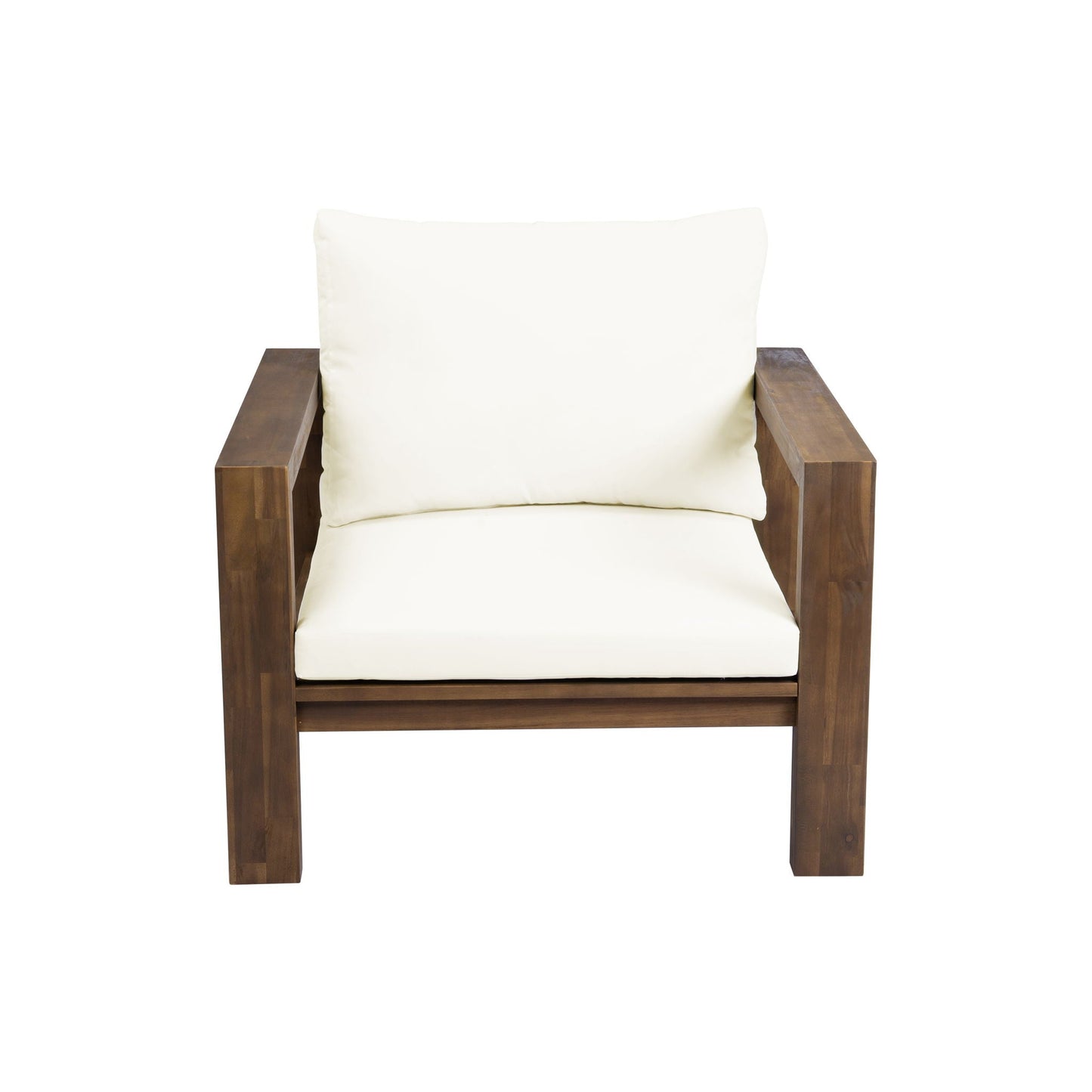 Stylish Outdoor Chair Set With Cushions For Garden (Set of 2)