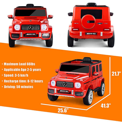 1:4 Mercedes-Benz AMG G63 Electric Ride-On Car for Kids - New Release!