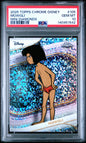Graded 2025 Topps Chrome Disney Mowgli #106 Mini Diamonds The Jungle Book Trading Card PSA 10 Gem Mint