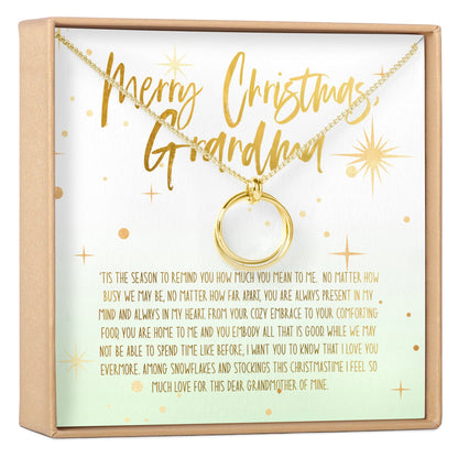 Christmas Gift for Grandmother Necklace, Multiple Styles