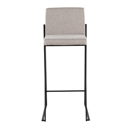 Fuji - Contemporary High Back Barstool Elegant Design