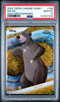 Graded 2025 Topps Chrome Disney Baloo #106 Gold Mini Diamonds #/50 The Jungle Book Trading Card PSA 10 Gem Mint