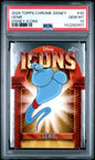 Graded 2025 Topps Chrome Disney Genie #30 Icons Aladdin Trading Card PSA 10 Gem Mint