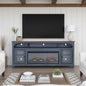 Fireplace TV Stand For TVs Up To 95" - Blue
