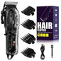 High-Power Pet Clipper With Transparent Shell & Digital Display