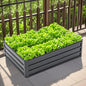 4x3x1ft Metal Raised Garden Bed