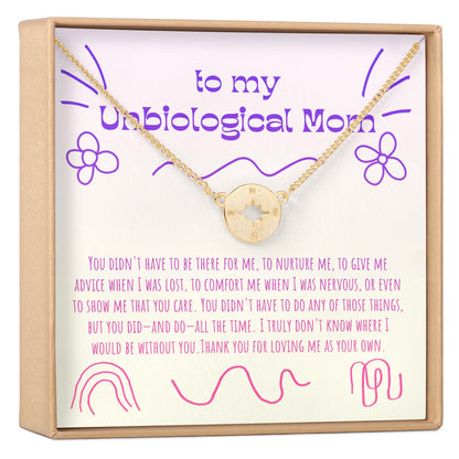 Unbiological Mom Necklace, Multiple Styles