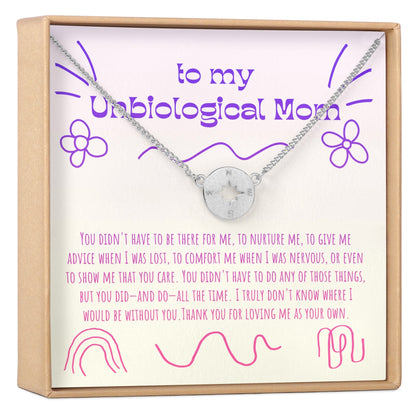 Unbiological Mom Necklace, Multiple Styles