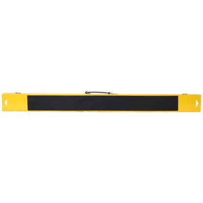 Folding Portable Saw Horses 2 Pack With Fast Open Legs, Heavy Duty For Garage And Workshop - Yellow / Black