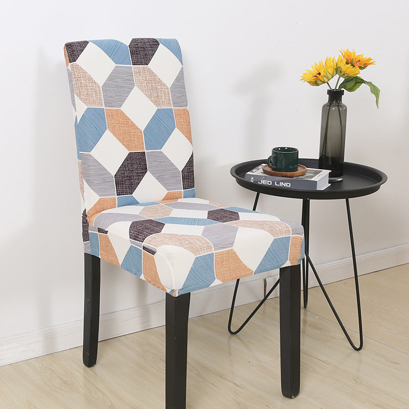 One-piece elastic chair cover computer seat cover