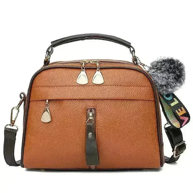 PU Leather Fashion Sweet Ladies' Messenger Bag