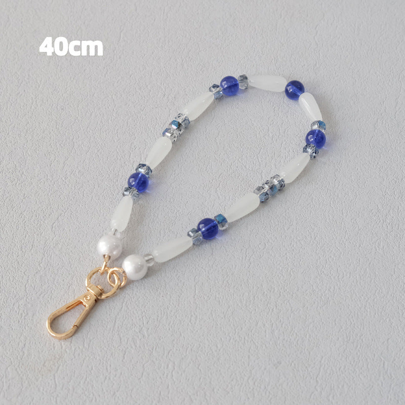 Fashion Bead Bracelet Accessories Crossbody Bag Chain